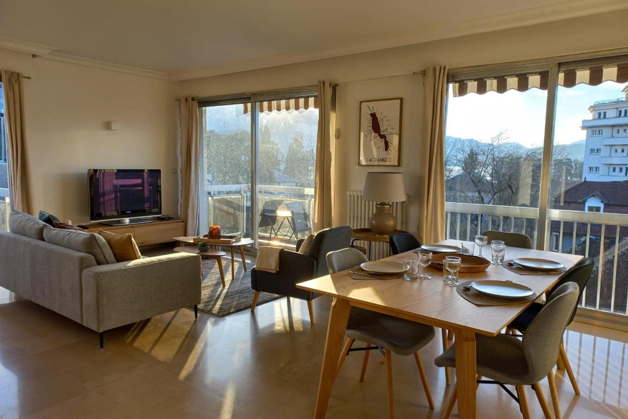 Tournette-Comfortable And Quiet Luxury Apartment Annecy Ngoại thất bức ảnh